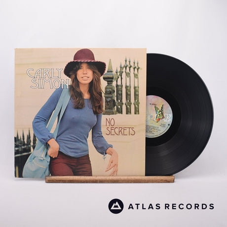 Carly Simon No Secrets LP Vinyl Record - Front Cover & Record
