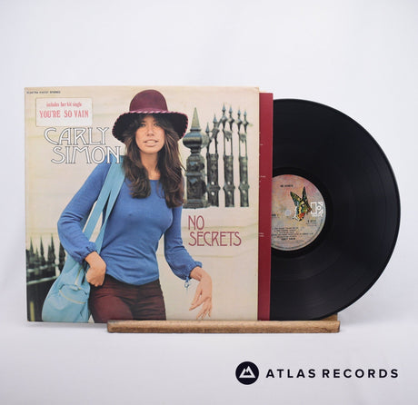 Carly Simon No Secrets LP Vinyl Record - Front Cover & Record