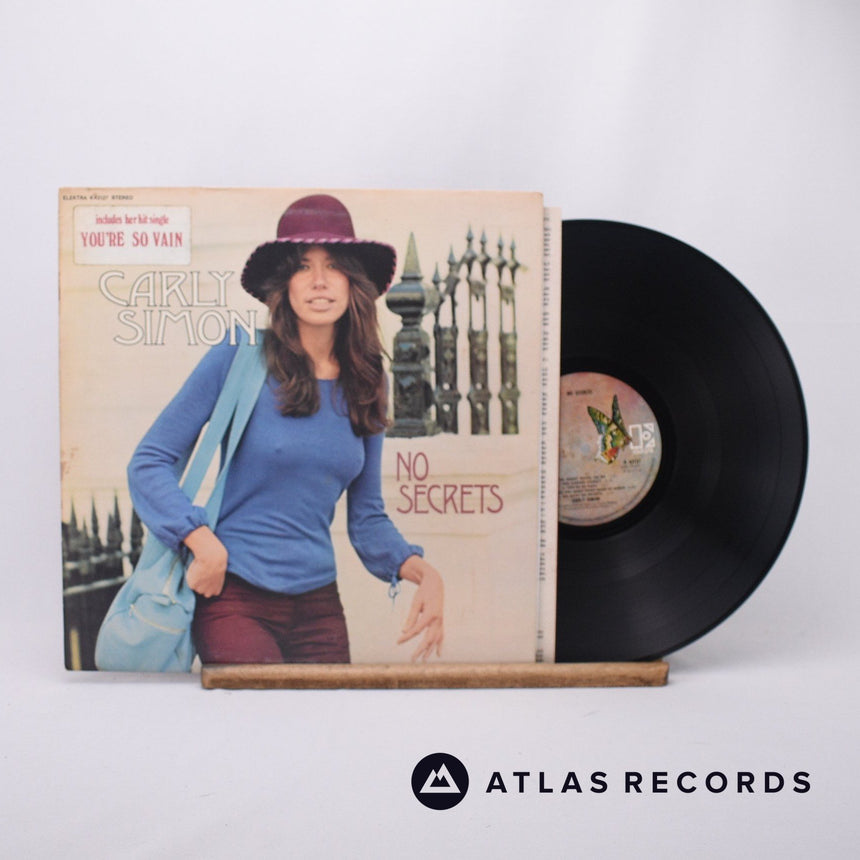 Carly Simon No Secrets LP Vinyl Record - Front Cover & Record