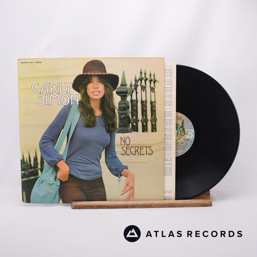 Carly Simon No Secrets LP Vinyl Record - Front Cover & Record