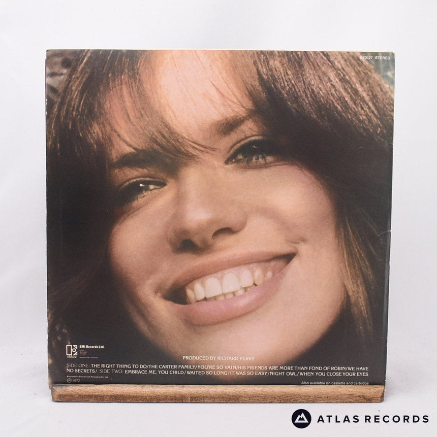 Carly Simon - No Secrets - Repress LP Vinyl Record - EX/VG+