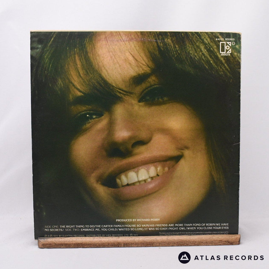 Carly Simon - No Secrets - LP Vinyl Record - EX/VG+