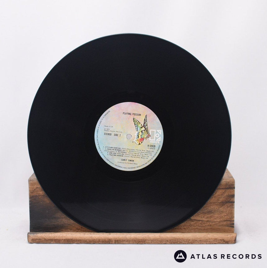 Carly Simon - Playing Possum - A-1 B-1 LP Vinyl Record - VG+/EX