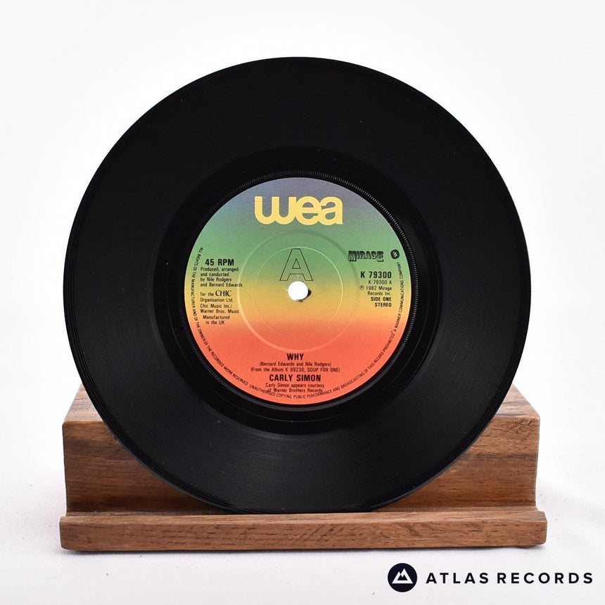 Carly Simon - Why - 7" Vinyl Record - EX/NM