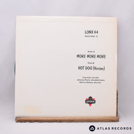 Carmel - More, More, More - 12" Vinyl Record - VG+/EX