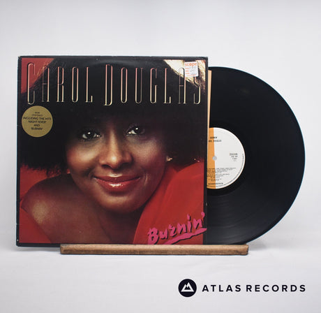 Carol Douglas Burnin' LP Vinyl Record - Front Cover & Record