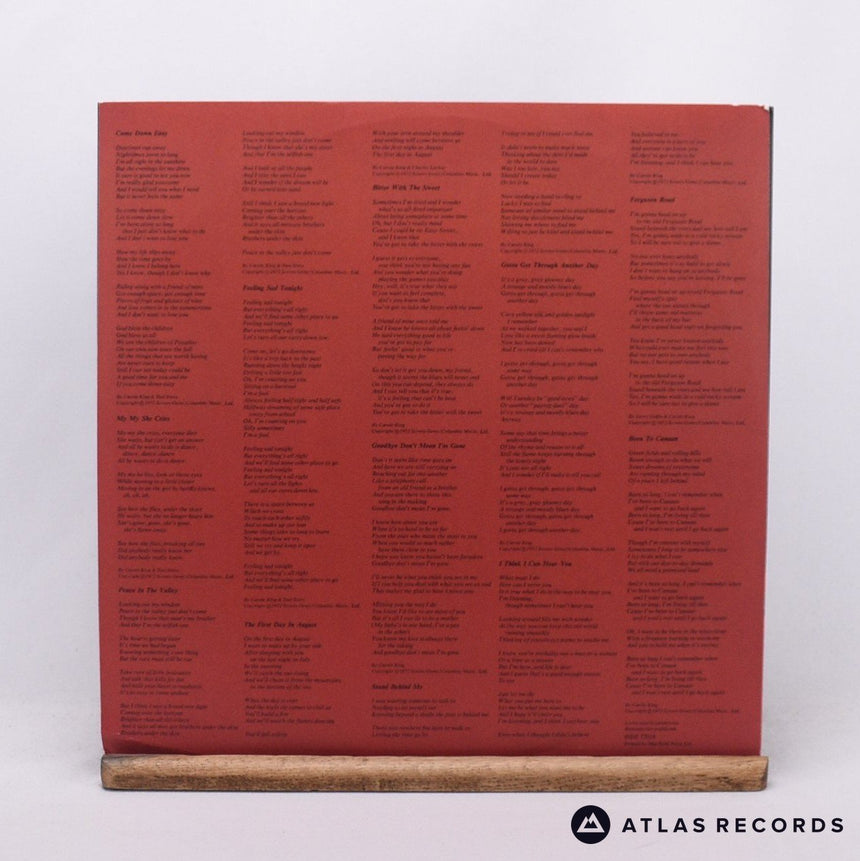 Carole King - Rhymes & Reasons - Lyric Sheet LP Vinyl Record - VG+/EX