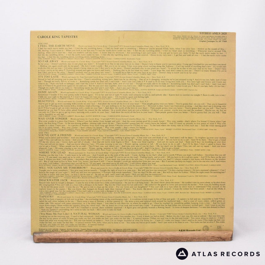 Carole King - Tapestry - LP Vinyl Record - VG+/EX