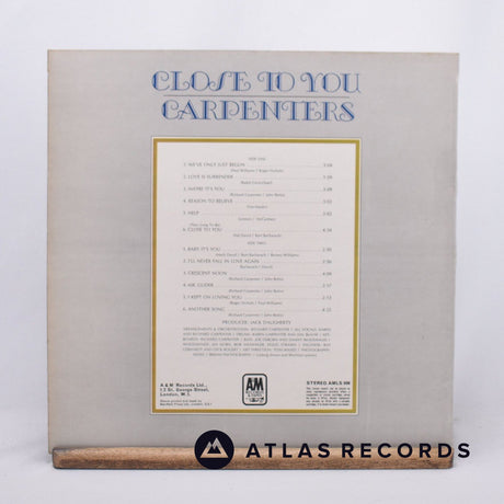 Carpenters - Close To You - LP Vinyl Record - EX/EX