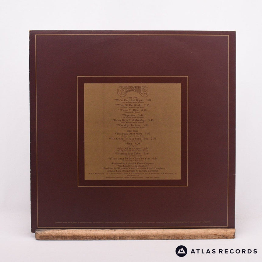 Carpenters - The Singles 1969-1973 - LP Vinyl Record - VG+/EX