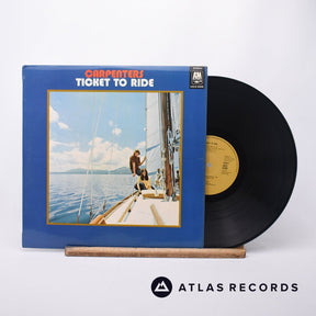 Carpenters Ticket To Ride LP Vinyl Record - Front Cover & Record