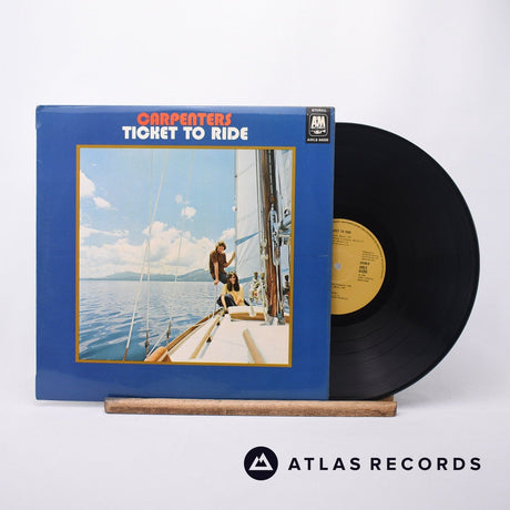 Carpenters Ticket To Ride LP Vinyl Record - Front Cover & Record