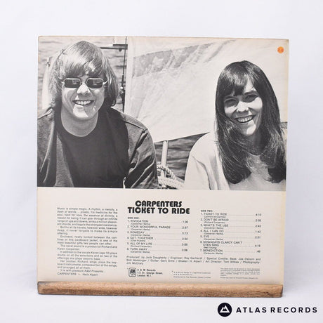 Carpenters - Ticket To Ride - Reissue LP Vinyl Record - EX/VG+