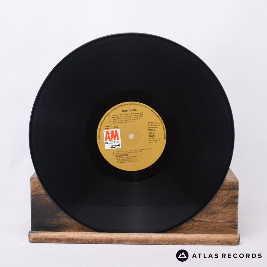 Carpenters - Ticket To Ride - Reissue LP Vinyl Record - EX/VG+