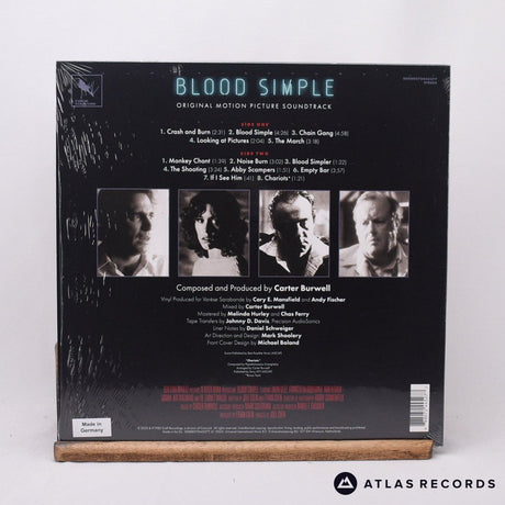 Carter Burwell - Blood Simple - Red With Black Smoke LP Vinyl Record - NM/NM