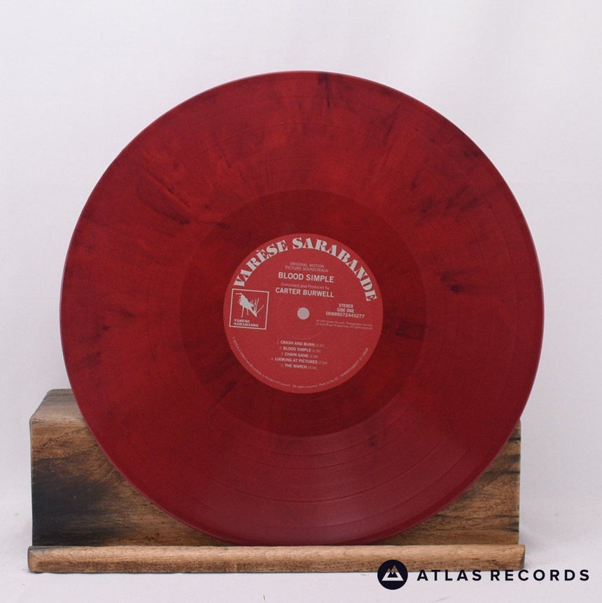 Carter Burwell - Blood Simple - Red With Black Smoke LP Vinyl Record - NM/NM
