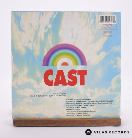 Cast - Flying - White Insert 7" Vinyl Record - EX/EX