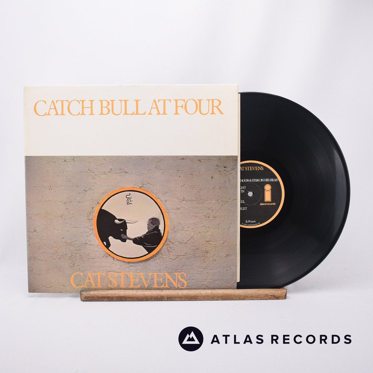 Cat Stevens Catch Bull At Four LP Vinyl Record - Front Cover & Record