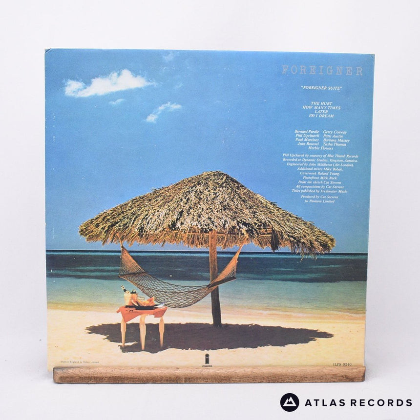 Cat Stevens - Foreigner - Embossed Sleeve Insert LP Vinyl Record - VG+/VG+