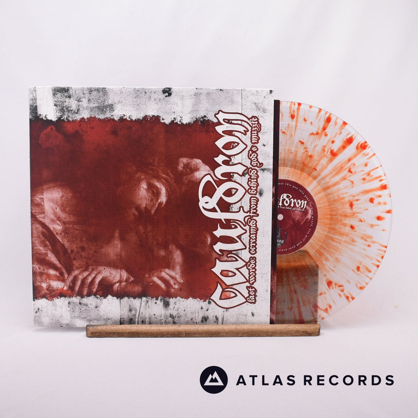 Cauldron Last Words: Screamed From Behind God's Muzzle 12" Vinyl Record - Front Cover & Record