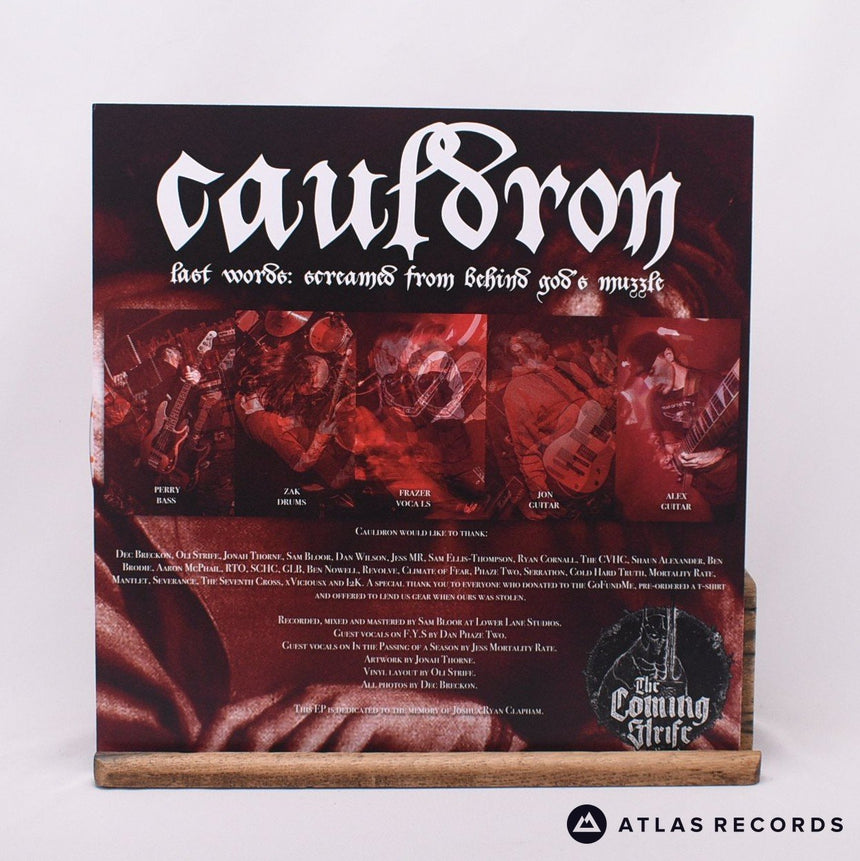 Cauldron - Last Words: Screamed From Behind God's Muzzle - 12" Vinyl Record