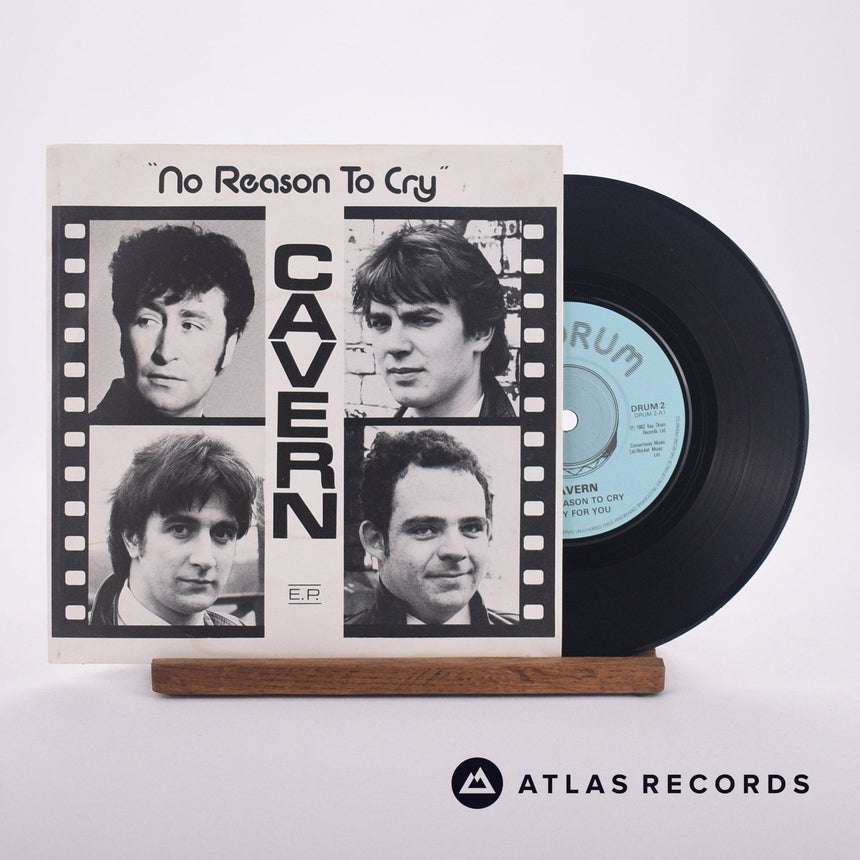 Cavern No Reason To Cry E.P. 7" Vinyl Record - Front Cover & Record