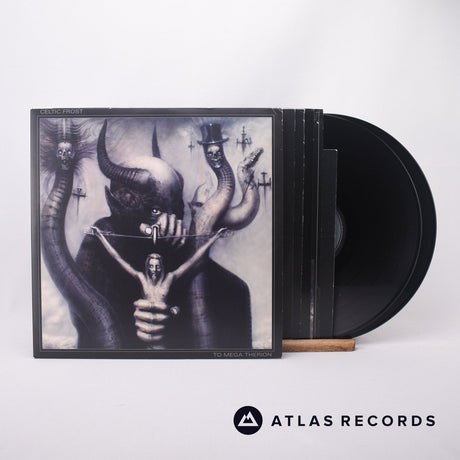 Celtic Frost To Mega Therion 2 x LP Vinyl Record - Front Cover & Record
