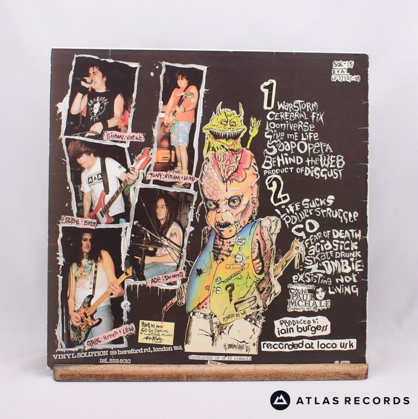 Cerebral Fix - Life Sucks And Then You Die! - A1 B1 LP Vinyl Record - EX/VG+