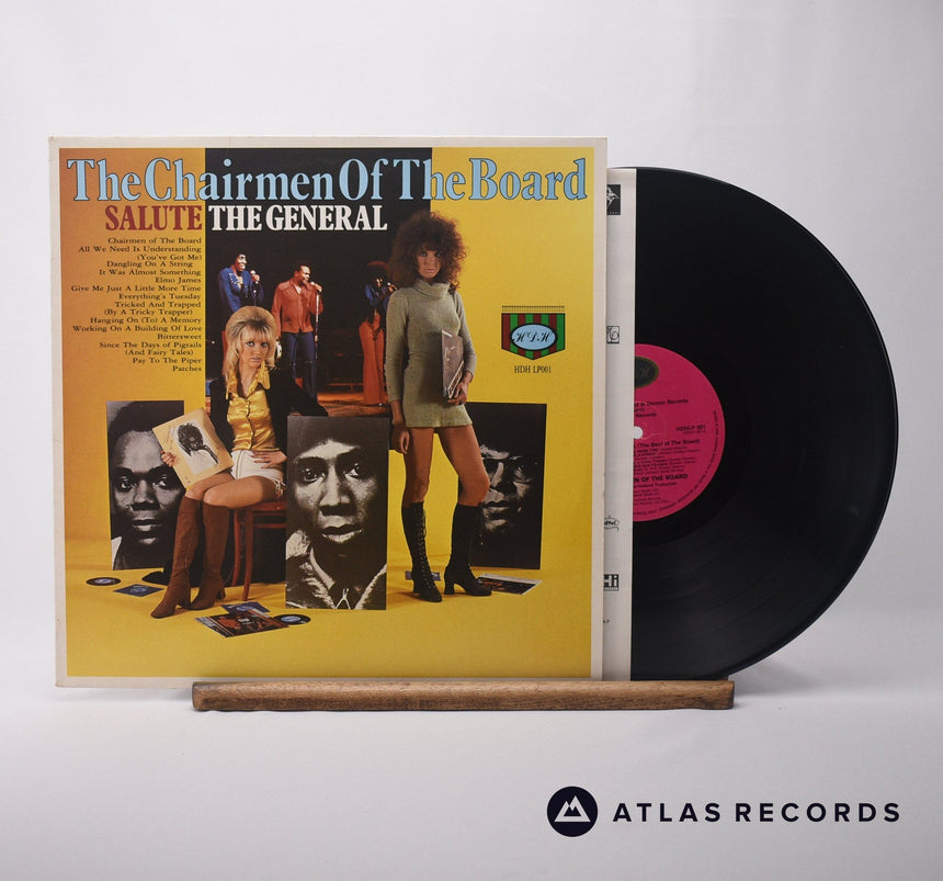 Chairmen Of The Board Salute The General LP Vinyl Record - Front Cover & Record