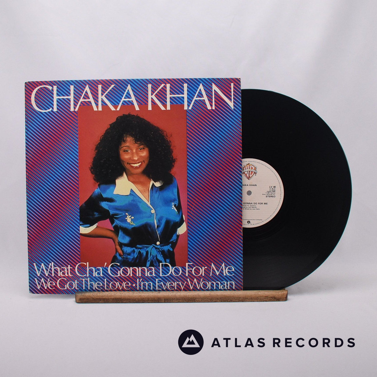 Chaka Khan What Cha' Gonna Do For Me 12" Vinyl Record - Front Cover & Record