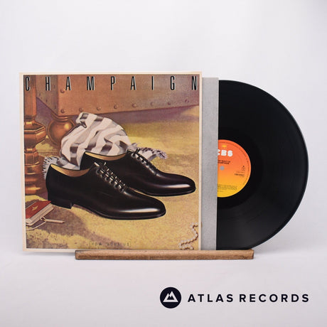 Champaign How 'Bout Us LP Vinyl Record - Front Cover & Record