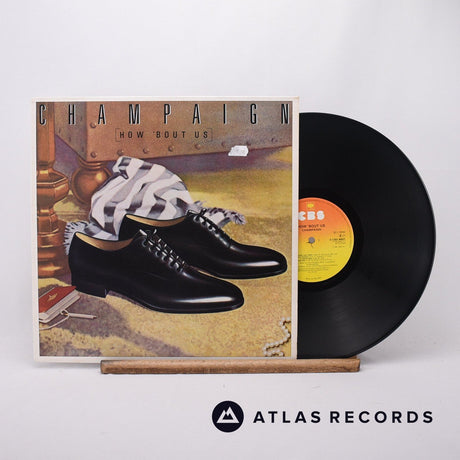 Champaign How 'Bout Us LP Vinyl Record - Front Cover & Record