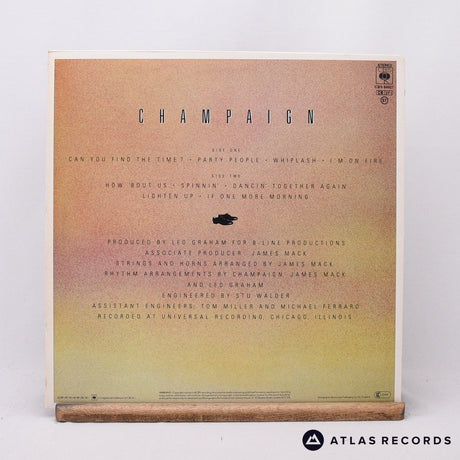 Champaign - How 'Bout Us - LP Vinyl Record - EX/EX