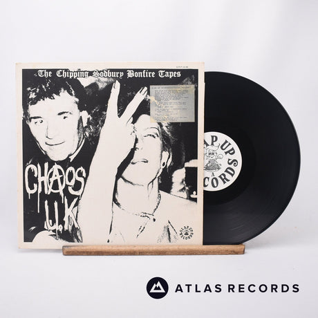 Chaos UK The Chipping Sodbury Bonfire Tapes LP Vinyl Record - Front Cover & Record