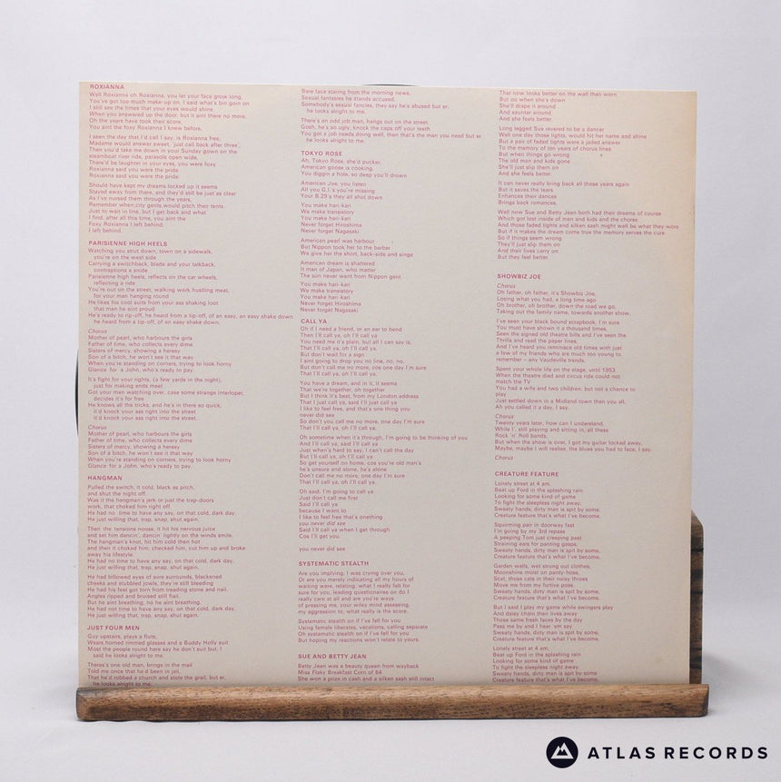 Chapman-Whitney - Streetwalkers - Lyric Sheet LP Vinyl Record - VG+/VG+