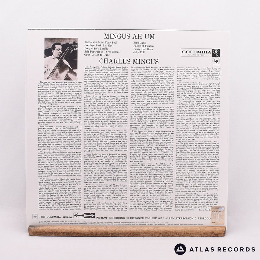 Charles Mingus - Mingus Ah Um - 180G Mpo Reissue LP Vinyl Record - EX/NM
