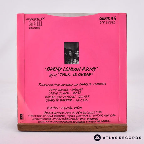 Charlie Harper - Barmy London Army - Bilbo Green 7" Vinyl Record - VG+/EX