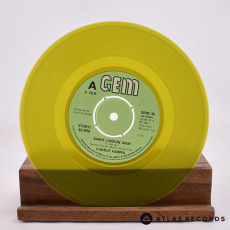 Charlie Harper - Barmy London Army - Green 7" Vinyl Record - EX/EX