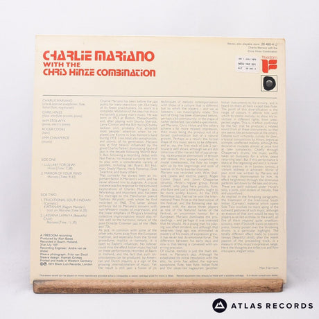 Charlie Mariano - Charlie Mariano With The Chris Hinze Combination - LP Vinyl