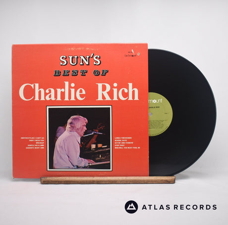 Charlie Rich Sun's Best Of Charlie Rich LP Vinyl Record - Front Cover & Record