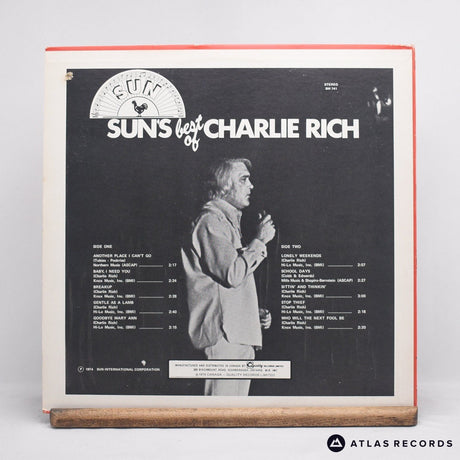 Charlie Rich - Sun's Best Of Charlie Rich - LP Vinyl Record - VG/EX