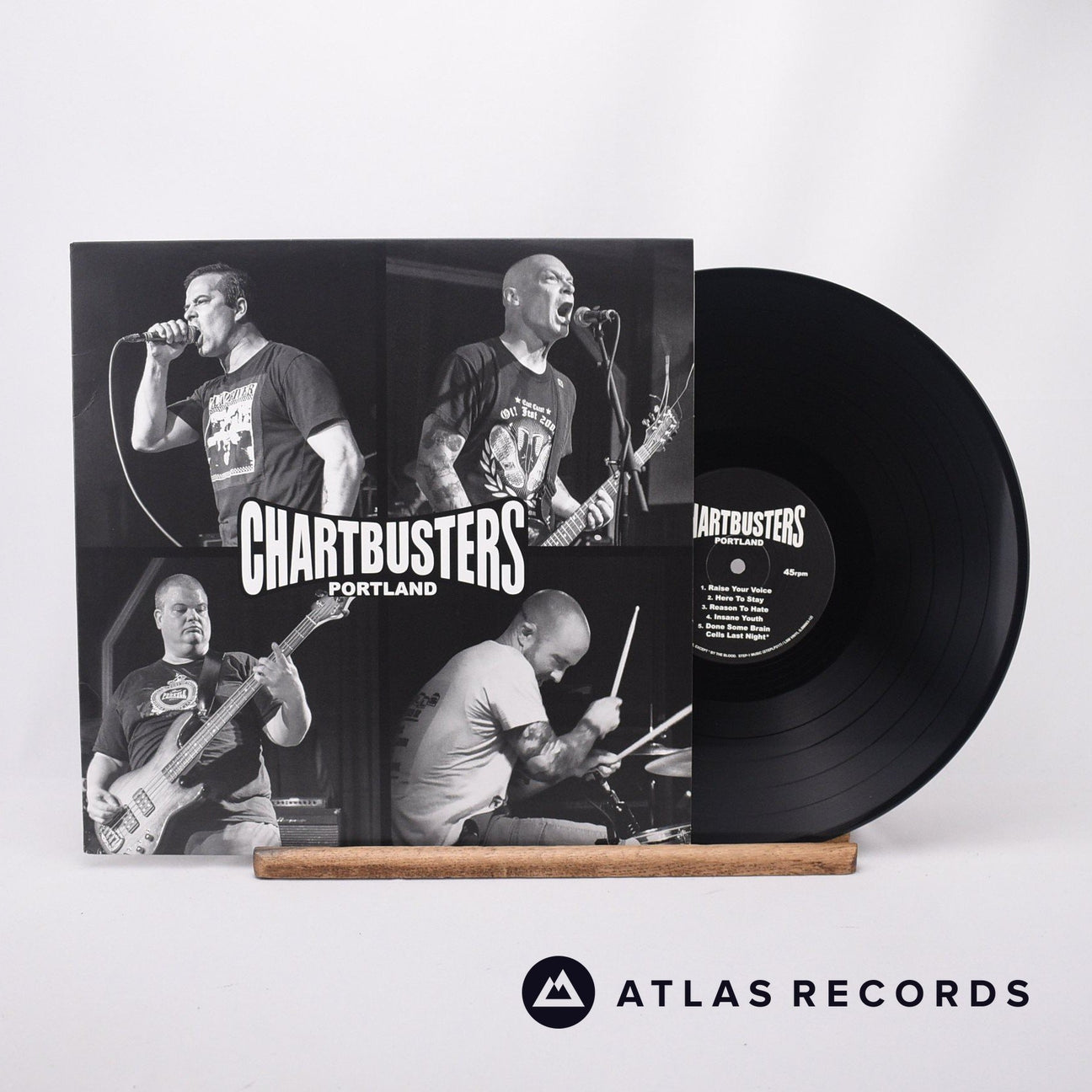Chartbusters 2 Riffs, 3 Chords, Up Yours! LP Vinyl Record - Front Cover & Record