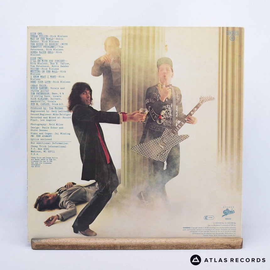 Cheap Trick - Dream Police - Lyric Sheet Gatefold LP Vinyl Record - EX/EX
