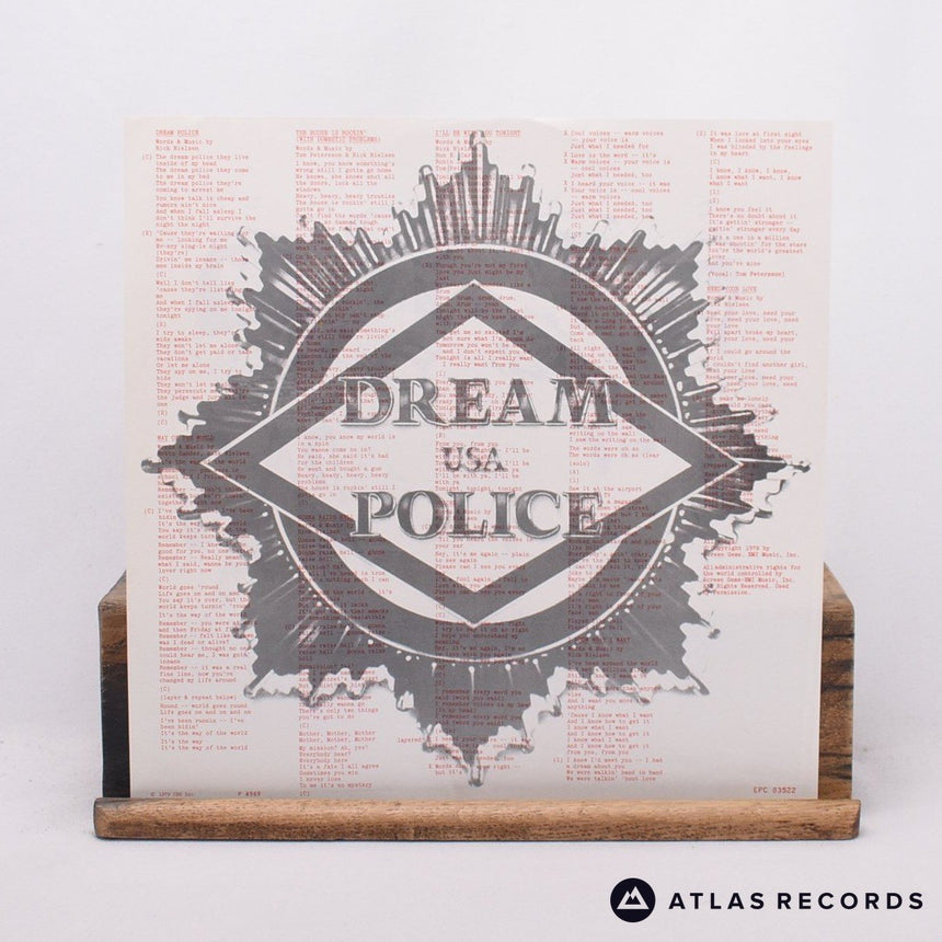 Cheap Trick - Dream Police - Lyric Sheet Gatefold LP Vinyl Record - VG+/EX