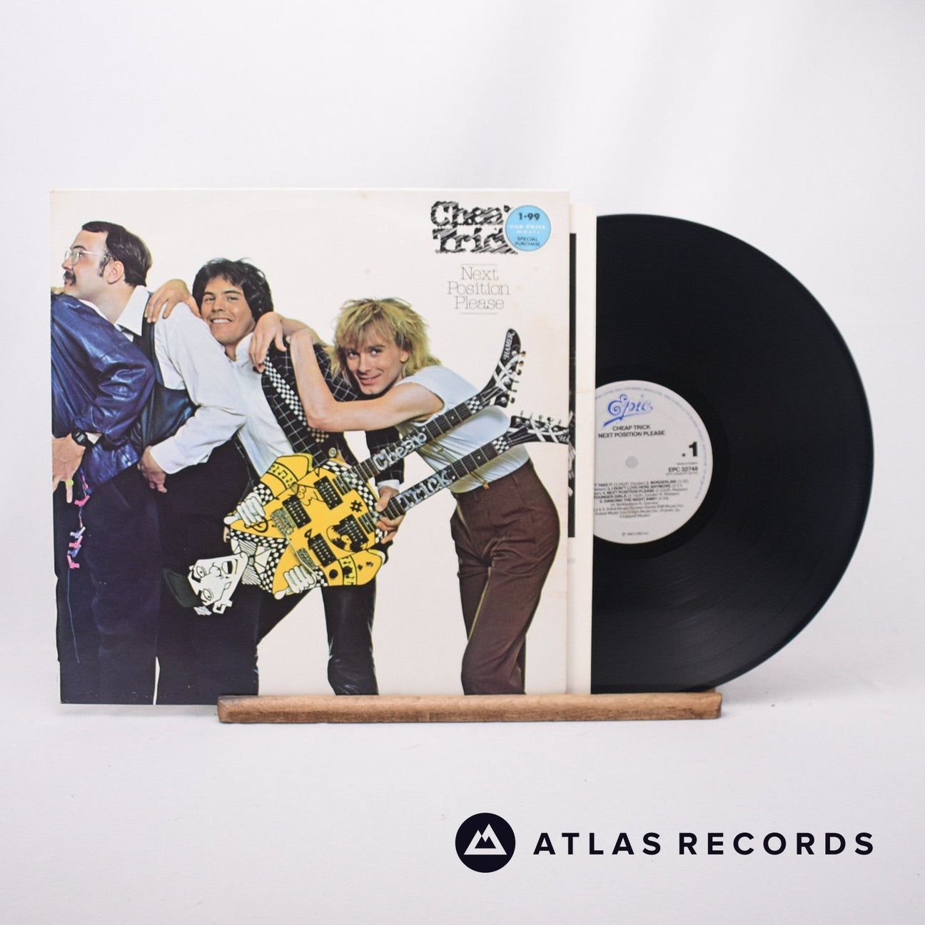 Cheap Trick Next Position Please LP Vinyl Record - Front Cover & Record