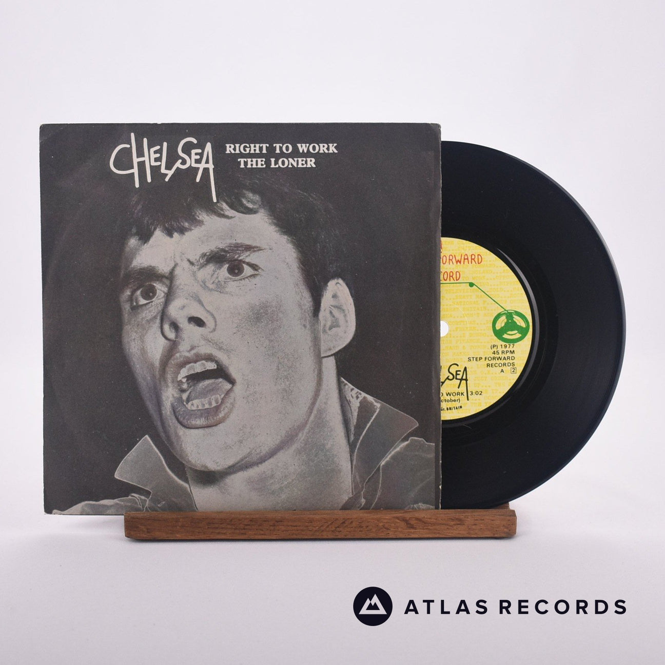 Chelsea Right To Work 7" Vinyl Record - Front Cover & Record