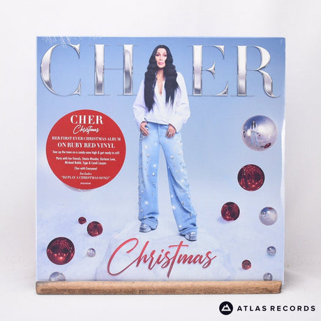 Cher Christmas LP Vinyl Record - Front Cover & Record