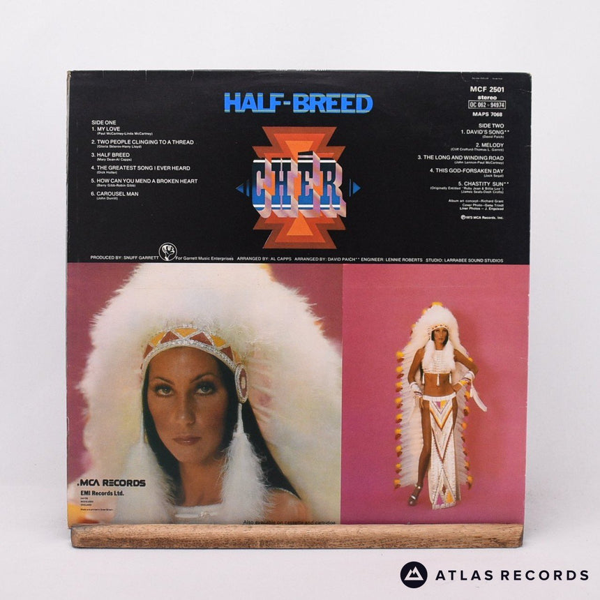 Cher - Half-Breed - First Uk Press Textured Sleeve LP Vinyl Record - VG+/EX