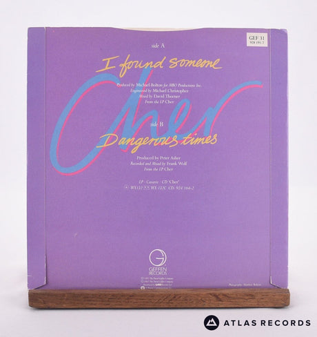 Cher - I Found Someone - 7" Vinyl Record - EX/EX