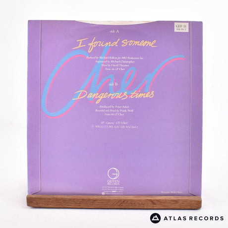 Cher - I Found Someone - 7" Vinyl Record - EX/EX